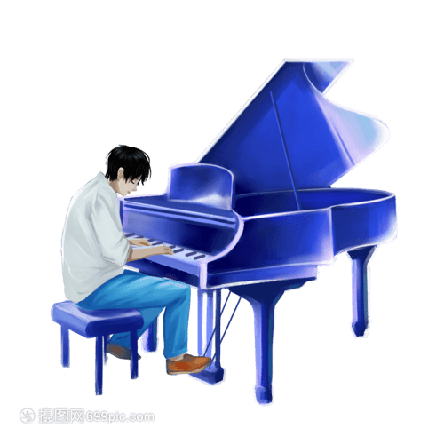 彈鋼琴的少年